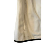 Weekend's By Chico's White/Black piping asym zip fleece vest with Hood 3/L White Size L Photo 1