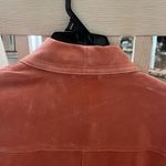 Chico's Vintage 100% Leather Lined Suede Jacket - Peach Coral Photo 7