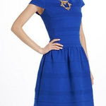 Anthropologie Womens Girls From Savoy Pintucked Fit & Flare Dress - 10 - 1D1791 Photo 0