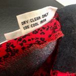 Vintage 80s Elizabeth Adams Western Paisley Red & Black Dress Shoulder Pads sz 8 Multiple Photo 5