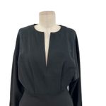 Stella McCartney Stella McCartney Dress Plunging V Neck Zipper Pockets Black Size 38 US 2 4 Photo 1