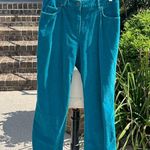 Jones Wear Comfy Teal Corduroy Pants Photo 9