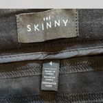 White House | Black Market The Skinny Pants 4 Black Tonal Jacquard Filigree Knit Photo 11