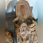 Earth Origins Tan Leather “Rita” Style Flip Flop Thong Sandals Slides Women 8M Photo 11