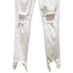L'Agence L’Agence Jeans White High Line High Rise Distressed Stretch Skinny Jean Size 24 Photo 5
