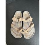 Birkenstock  Birko-Flor Mayari Champagne Pearl White EU 39‎ US 8 Sandal Thongs Photo 6