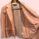 Antonio Melani Beautiful π peach stripes lined double breasted blazer sz 10 Photo 1