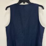 Madewell Crewneck Cutaway Vest Drapey Twill Suit Midnight Navy Classic US 12 NWT Photo 9