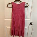 Hutch  Pink Ribbed Sleeveless Dress with Ruffled Bottom Photo 6