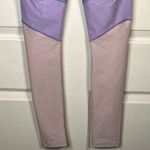 Outdoor Voices 7/8 Spring Tri Colored Leggings Pastel Lilac Lavender Dahlia Athl Photo 8