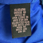 AQUA  Royal Blue Chiffon Blouson Sequin Mini Dress Women’s 2 Party Cocktail NYE Photo 6