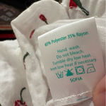 RIXO Sofia White Red‎ Embroidered Wrap Waist Tie Blouse Top Boho Ruffle Size XS Photo 8