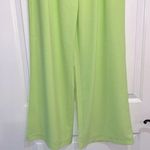 We Wore What  lime green wide leg pant suit and jacket size 4 Photo 6