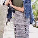 J.Crew NWT  Pencil Skirt- Blue, White, Red Lightweight Tweed, Size 2 Photo 0