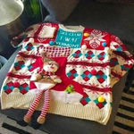 Boutique Long Legs Snowman☃️ Christmas “Not That Ugly” Sweater Photo 0