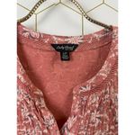 Lucky Brand Floral Pink Peasant Babydoll Top - Size - Small Photo 3