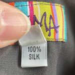 DEMA 100% Silk Hearts Floral Mixed Print Sleeveless Dress Large Party Valentines Photo 6