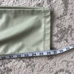 Abercrombie & Fitch Abercrombie 90s Straight Ultra High Rise Faux Leather Pastel Mint Green Pants 0 Photo 5