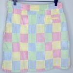 ep pro Seersucker Plaid Patchwork Golf Skort Size 6 Photo 1
