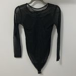 All Saints Nyla Black Lace Bodysuit Photo 4
