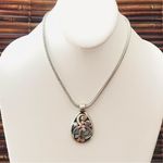 Brighton  Teardrop Pendant Scroll Necklace Photo 2