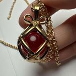 Joan Rivers Caged Egg Pendant 7 Interchangeable Colors Gold Tone Chain Necklace Photo 5