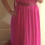 Sheer Maxi Dress Pink Photo 1