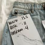 Kancan Women’s Blue Denim Medium Distressed Rainbow Jean Shorts New NWT Photo 6