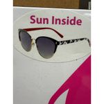 Betsey Johnson   RX-able Cats eye Sunglasses, case, Chain NIB Red lips Case Photo 1