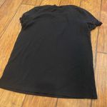 PINK - Victoria's Secret Victorias Secret Pink Shirt Women Medium Black Short Sleeve Pullover Casual Photo 1