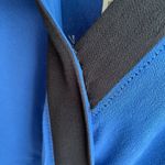 J.Crew Lined midi wrap dress royal blue office casual outfit v neck, Size S Photo 6