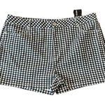 Forever 21 NWT black and white checkered high rise shorts 18 Photo 0