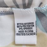 Jules & Leopold  Tropical Print Sleeveless Top NWT Size XL Blue and Yellow Blouse Photo 9