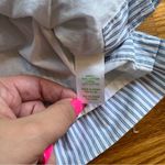 Lilly Pulitzer  Brinkley blue and white seersucker shirt dress size 8 Photo 4