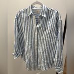Faherty Laguna Linen Relaxed Shirt - Ocean Lucy Stripe Photo 4
