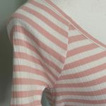 Boden Striped Pink Women's Top Shirt T Photo 1