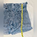 KANCAN Nieve Paperbag Acid Wash Shorts sz 7 Blue Photo 9