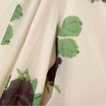 Ganni Tilden Mesh Wrap Floral Top in Vanilla Ice Size 36 NWT Photo 4