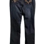 Earl Jean Earl Jeans Sz 4 Embellished Flap Pockets Jeans y2K Dark Wash Photo 3