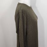 Isaac Mizrahi  Dark Green Long Sleeve Tunic Size Small Brown Green Top Photo 3