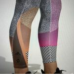 Peloton  x Adidas Heat Ready Grey Print Legging Photo 2