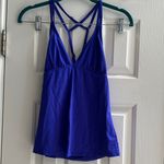 Athleta Strappy Back Tankini Cobalt Blue Women’s Small Swim Beach Photo 5