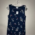 J. Jill NWT  Navy Blue Floral Perfect Summer Maxi Dress Photo 5