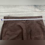 Vintage Genuine Leather Front Slit Pencil Mini Skirt | Weathered Brown | 5/6 Size undefined Photo 4