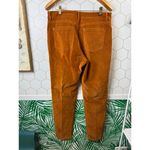 Peruvian Connection  Rust Colored Mid-Rise Cotton Zoe Velveteen Jeans - Size - 12 Photo 2