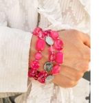 Paparazzi Oceanside Bliss Pink Bracelet (111) Photo 0