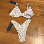 OneOne X Kamila Davies Cherry Print Bikini White Photo 3