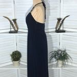 Boston Proper Navy Blue Halter A Line Dress Size 6 Photo 6
