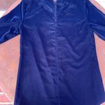 Banana Republic navy blue velvet dress Photo 2