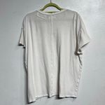 Free People White V-Neck Distressed Tee Sz XS Photo 8